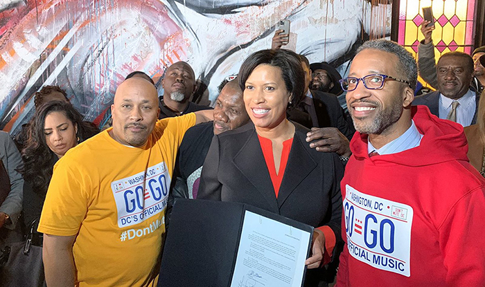 Mayor Muriel Bowser and Ward 5 DC Council member Kenyan McDuffie