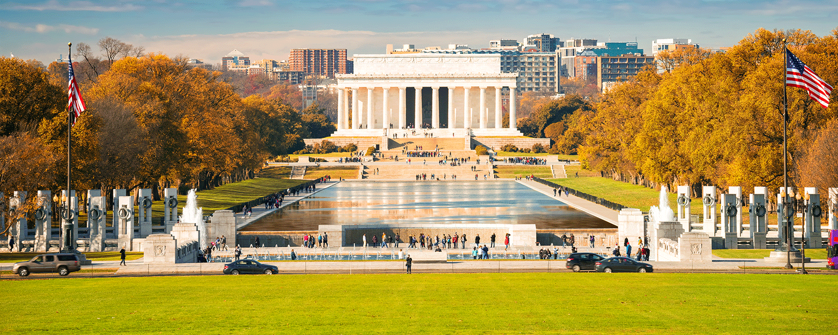 Lincoln Memorial durante o outono