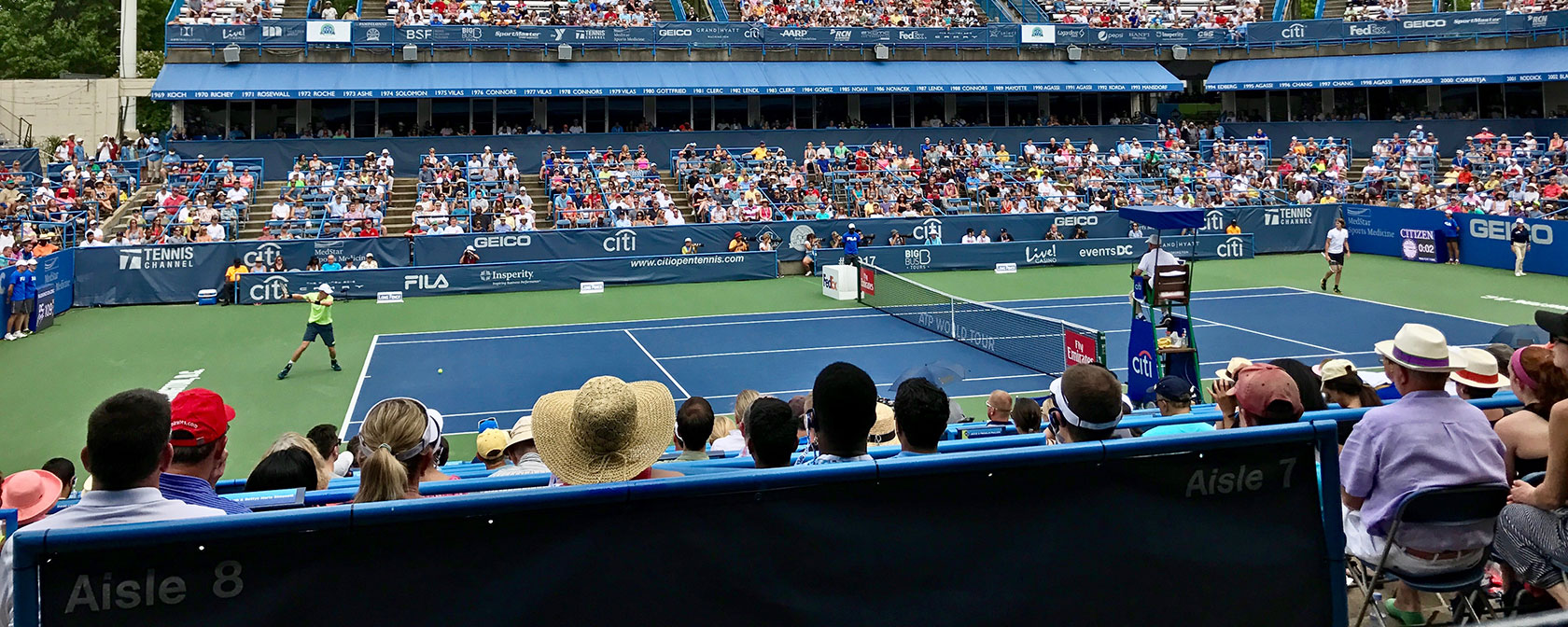 Citi Open Tennisturnier Action Shot