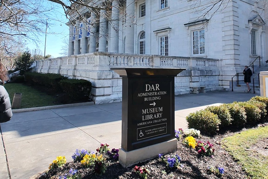 Daughters of the American Revolution DAR Museum and Library Entrance