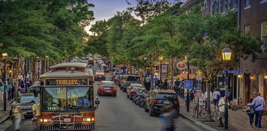 Historische Altstadt von Alexandria - Orte zum Essen, Einkaufen und Trinken in Virginia in der Nähe von Washington, DC