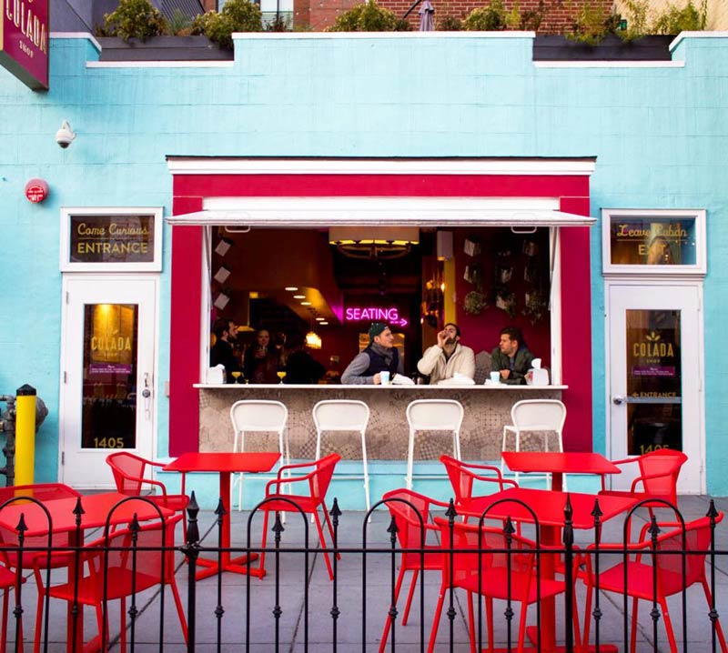 @adriennenbruce - Patio at Colada Shop on 14th Street - Where to eat outdoors in Washington, DC