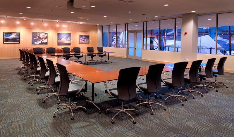 Boardroom at the National Air and Space Museum's Steven F. Udvar-Hazy Center - Unique meeting space in Washington, DC