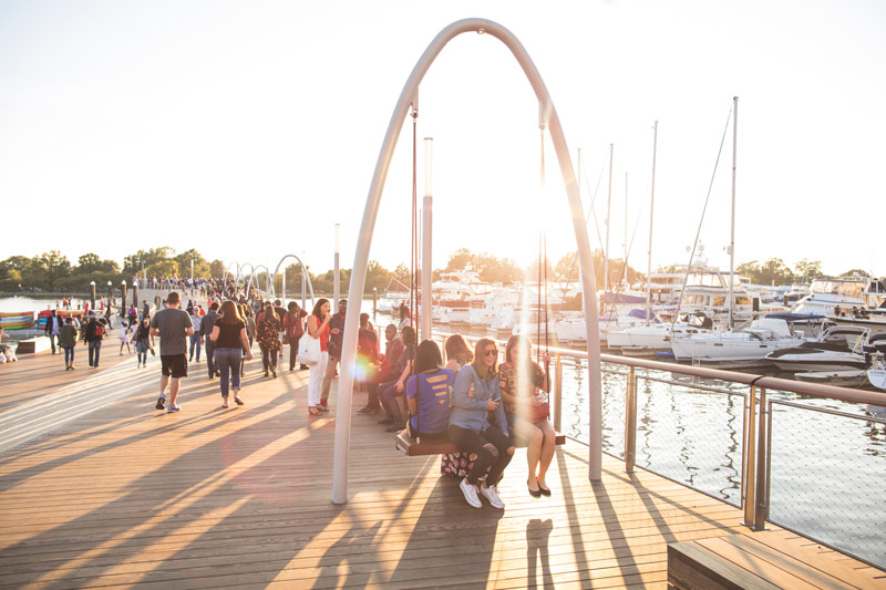 Recreation Pier at The Wharf on the Southwest Waterfront - Dining, Shopping and Entertainment Destination in Washington, DC