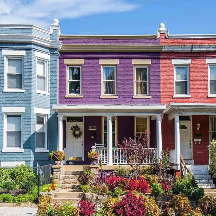 @chrisellenbogen - Colorful homes on the H Street NE corridor - Neighborhoods in Washington, DC