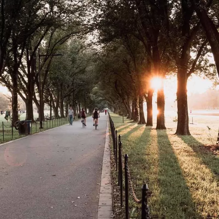 @jordanridenour - Summer sunset on the National Mall in Washington, DC