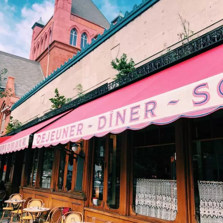 @madina_mo_ - Sidewalk patio seating at Le Diplomate - French brasserie on 14th Street in Washington, DC