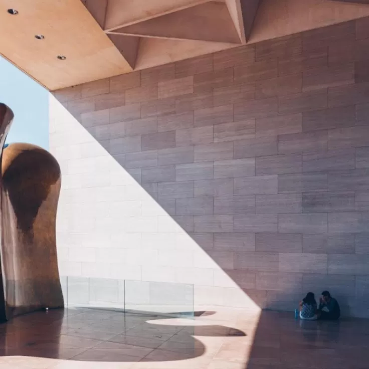 @markalanandre - Visitors at the National Gallery of Art East Building - Free Museum on the National Mall in Washington, DC