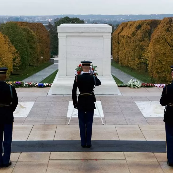 Arlington National Cemetery Symmetry at the Changing of the Guard