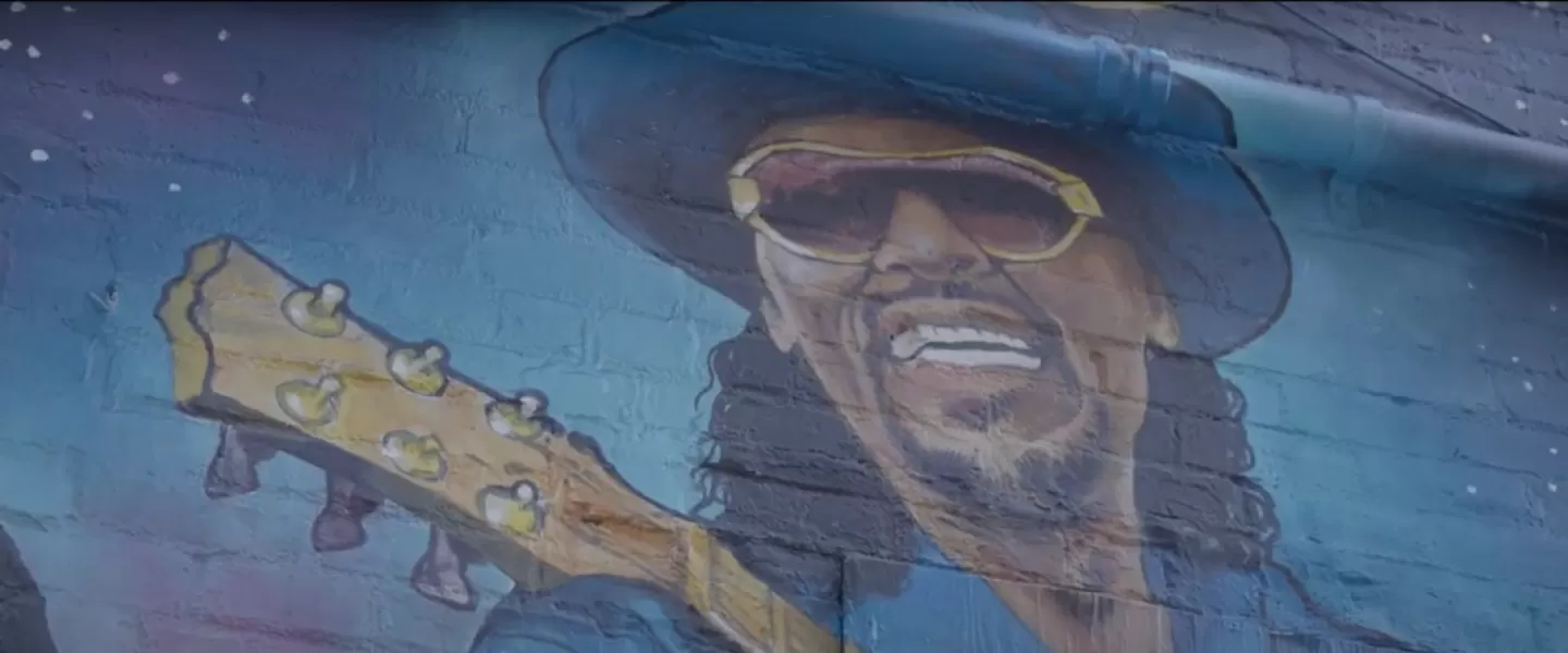 Chuck Brown Street Mural by Aniekan Udofia