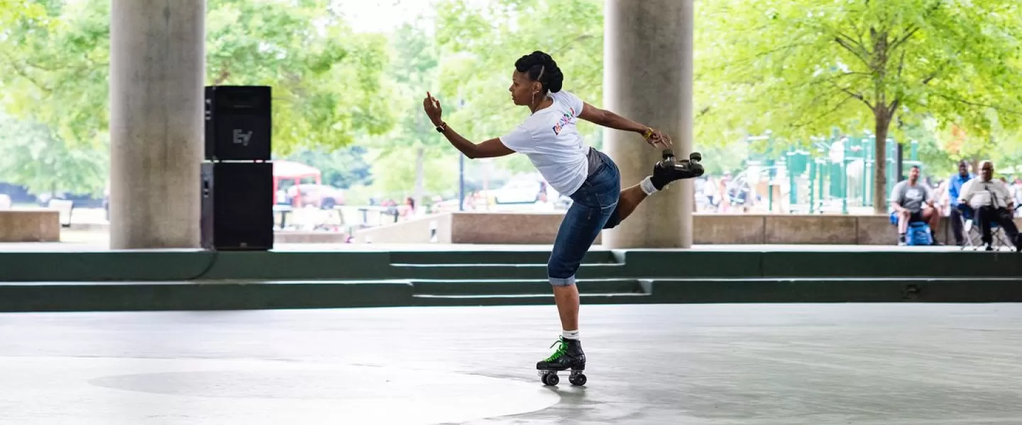 anacostia park roller skater