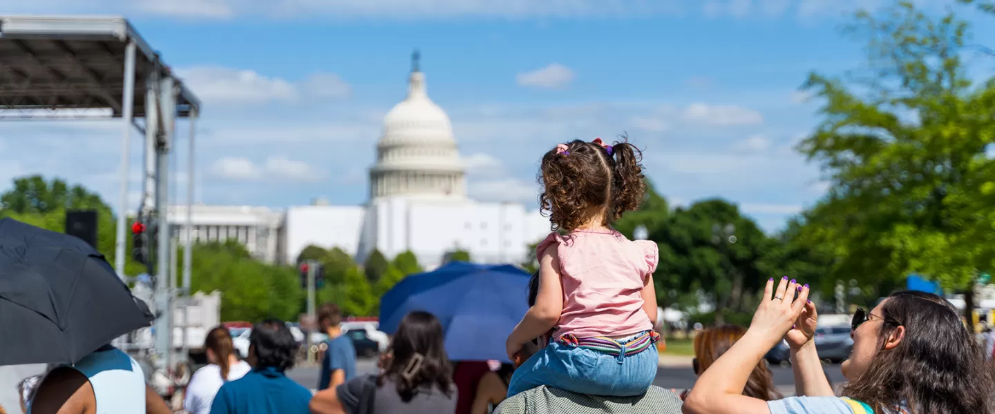 Family in Downtown DC