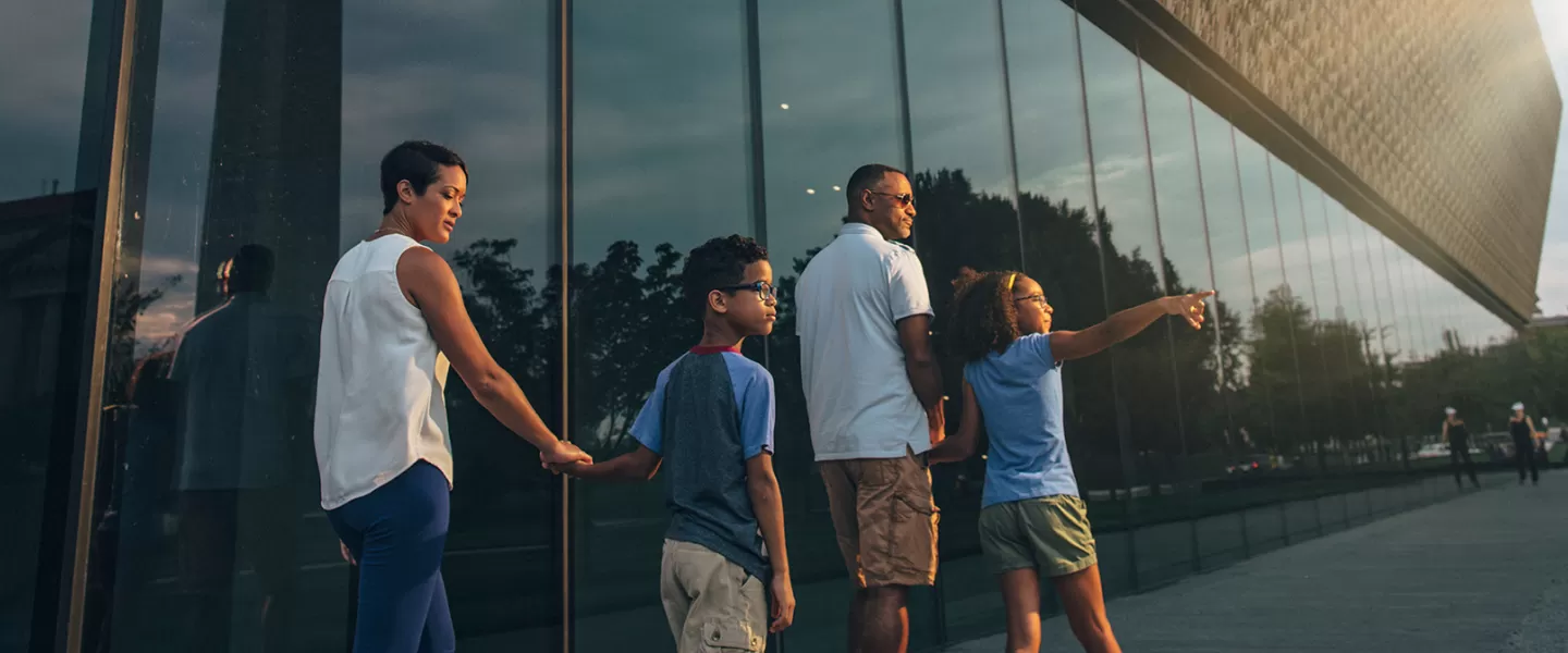 Family at NMAAHC