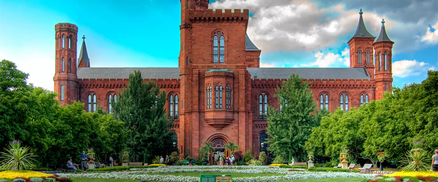 Smithsonian Castle on the National Mall - Washington, DC