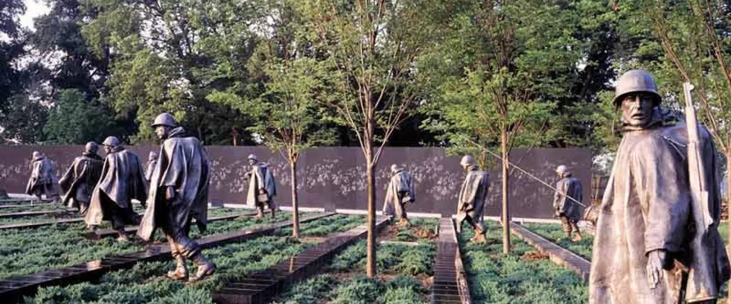 The Korean War Veterans Memorial on the National Mall - Monuments and memorials in Washington, DC