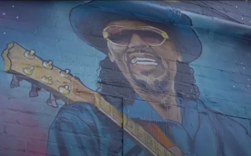 Chuck Brown Street Mural by Aniekan Udofia
