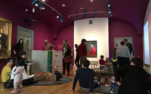 Children at National Building Museum
