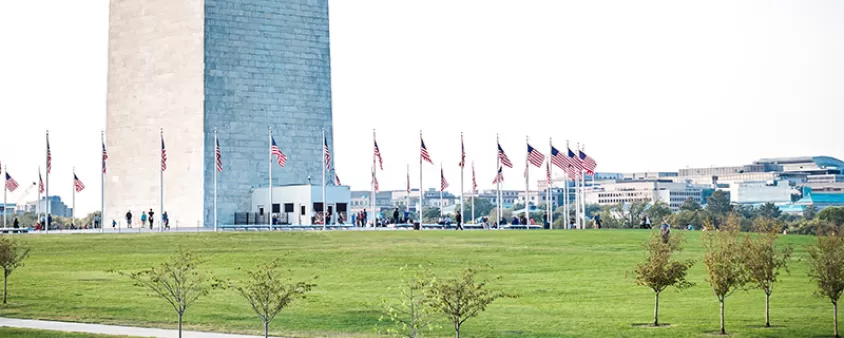 Washington Monument Grounds on the National Mall - Monuments and Memorials in Washington, DC