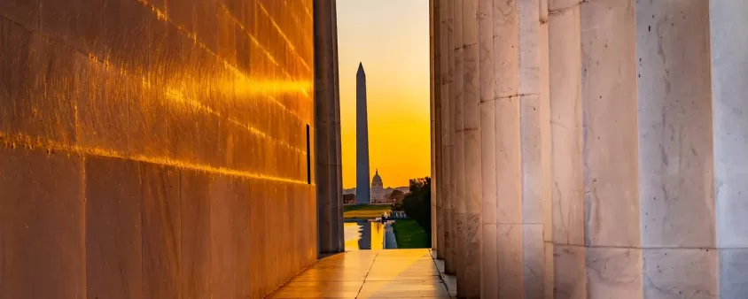 @georgetteisphere - Lincoln Memorial looking at National Monument