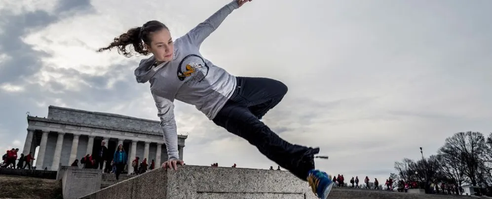 Momentum Parkour at National Building Museum